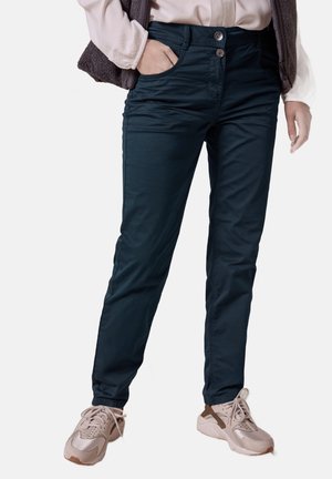 Broek - mottled dark blue
