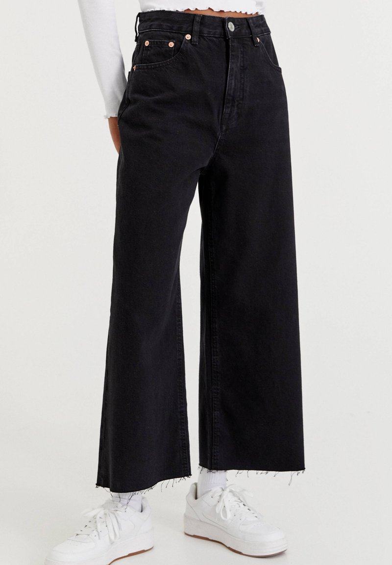 PULL&BEAR Jeans a zampa - black