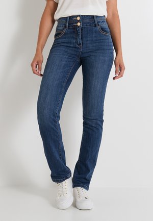 DROIT ROME - Vaqueros slim fit - dark stone