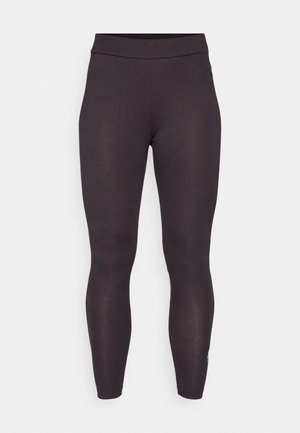 Puma METALLIC LEGGINGS - Leggings - black/metallic silver