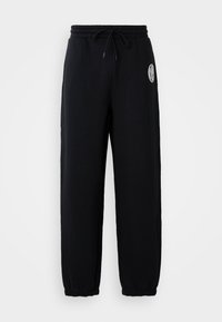 NMMILES PANT UNISEX - Pantalon de survêtement - black/white