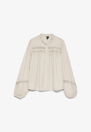 Vero Moda, SHIRT VMCASEY SHIRT - Skjortebluser - pumice stone