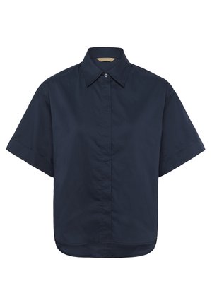 Culture, CUDAIVA ANTOINETT SHORT SLEEVE - Nööpidega pluus - blue iris