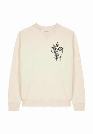SERENITY EMBROIDERY SUPERHEAVY  - Felpa - off-white