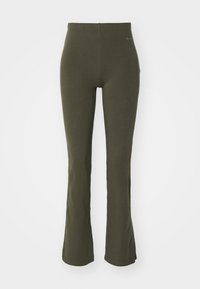 Champion TECH FLARE LEGGINGS - Pajkice - dark green