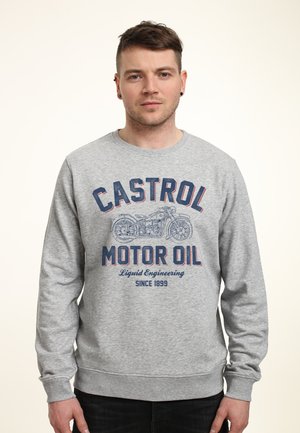 Henry Tiger CASTROL LIQUID ENGINEERING - Sudadera - heather grey