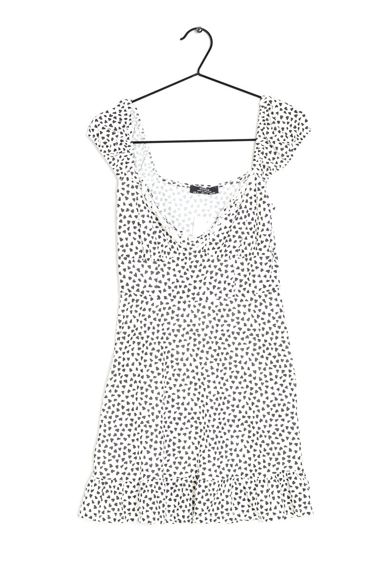 Bershka Robe de jour - white, black