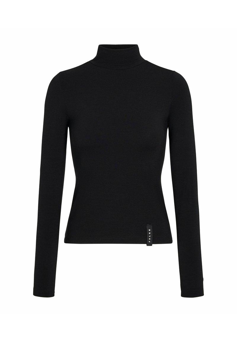 FALKE LANGARM Strickpullover black/schwarz