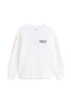 RACING FLAMES - Camiseta de manga larga - white