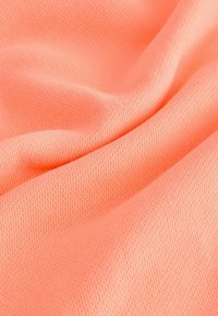 RAW HEM DETAIL WASHED CREW NECK - Sweatshirt - fluro orange
