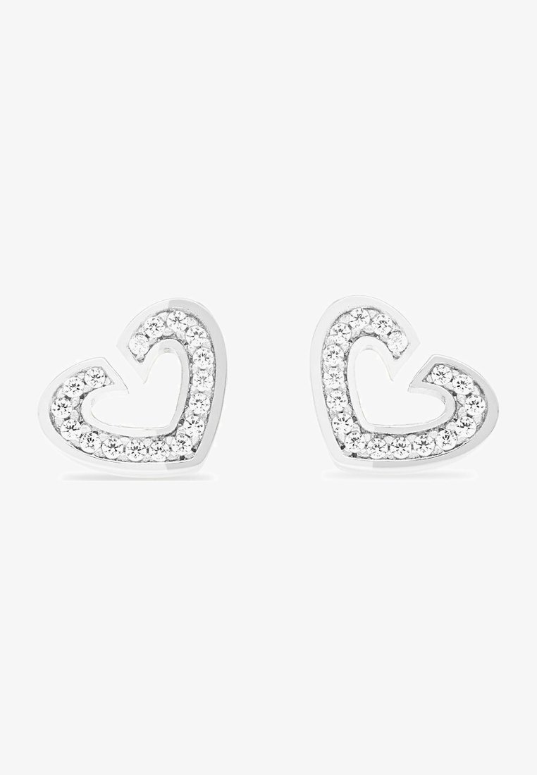 JETTE ZIRKONIA - Boucles d'oreilles - silberfarben