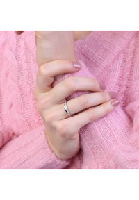 Lucardi Ring - silver coloured