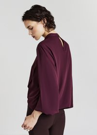 Calliope Bluse - bordeaux