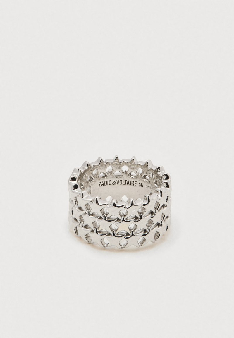 Zadig & Voltaire ROCK STAR RING - Ring - shiny silver-coloured ...
