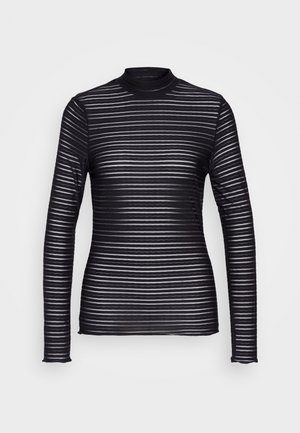 YAS YASDICTE HIGH NECK - Bluză cu mânecă lungă - black
