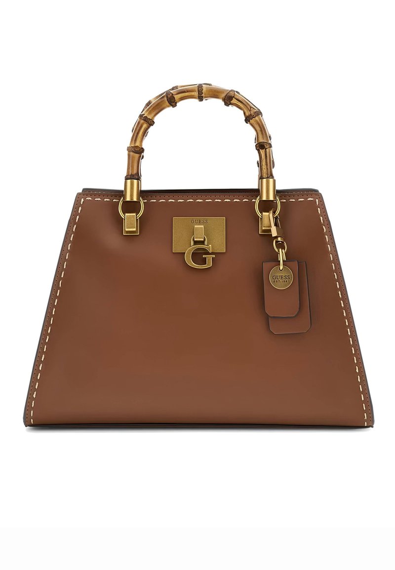 Guess STEPHI SATCHEL - Sac à main - hellbraun