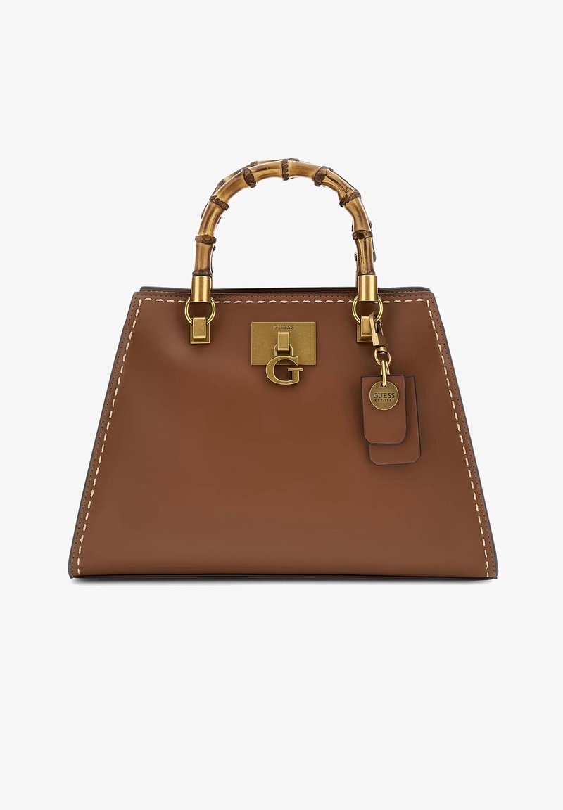 Guess STEPHI SATCHEL - Borsa a mano - hellbraun