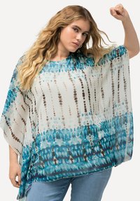 Ulla Popken LEOPARD LAYERED - Bluse - snow white