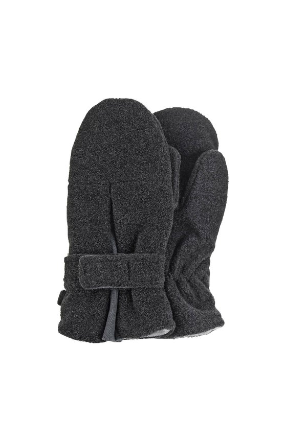 FÄUSTLINGE MICROFLEECE UNI – Fäustling – anthrazit meliert