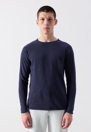 American Vintage SONOMA - Pikkade varrukatega topp - navy vintage