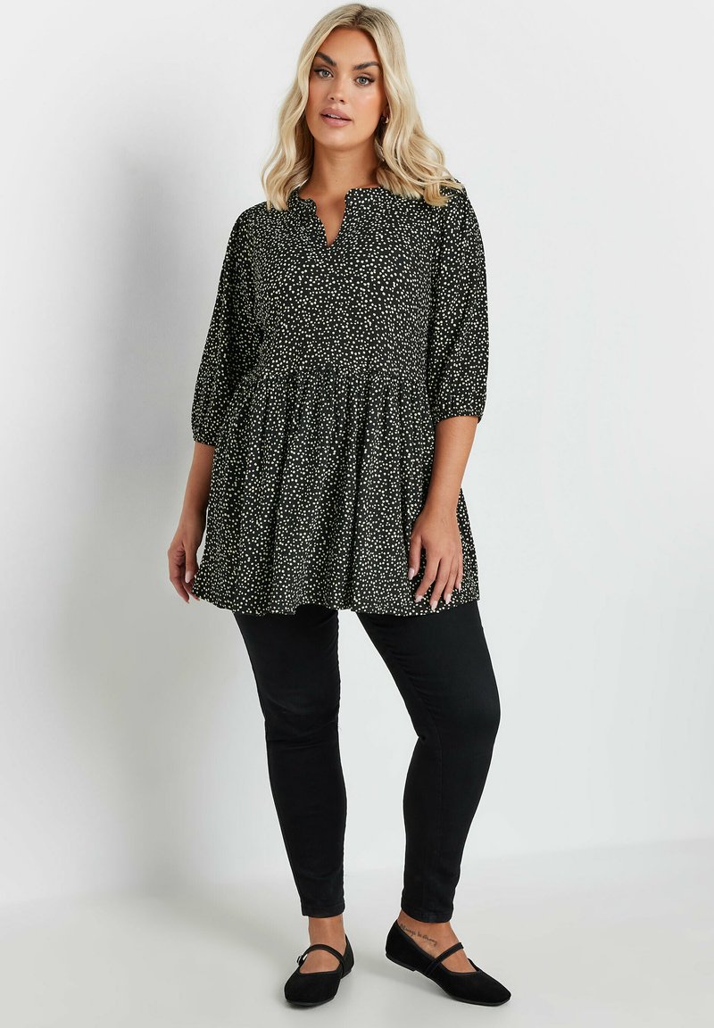 Yours Clothing Blouse black/zwart