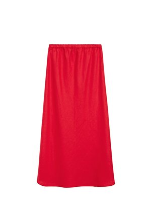 Massimo Dutti, Jupe trapèze - red