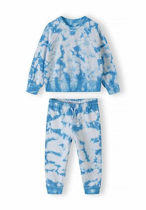 TIE DYE AND JOGGERS SET - Pantalon de survêtement - blue white