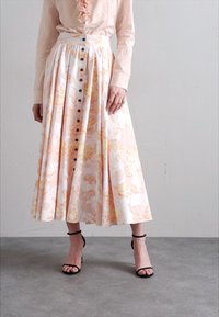 Philosophy di Lorenzo Serafini SKIRT - Skladaná sukňa - fantasy orange