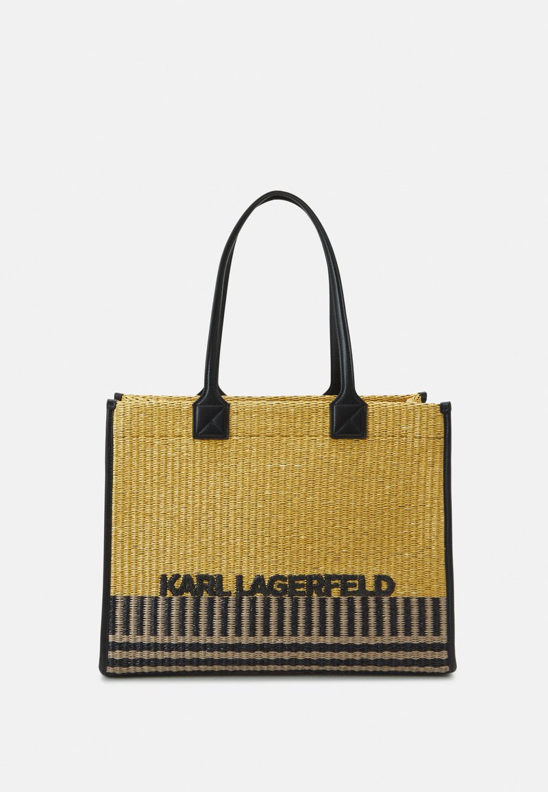 KARL LAGERFELD SKUARE TOTE Tote bag beige/black/beige Zalando.ie
