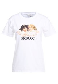 VINTAGE ANGELS TEE  - T-shirt estampada - white