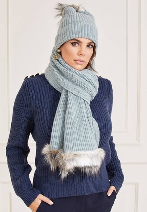 SCHAL MARCIANO KUNSTFELL - Scarf - grau