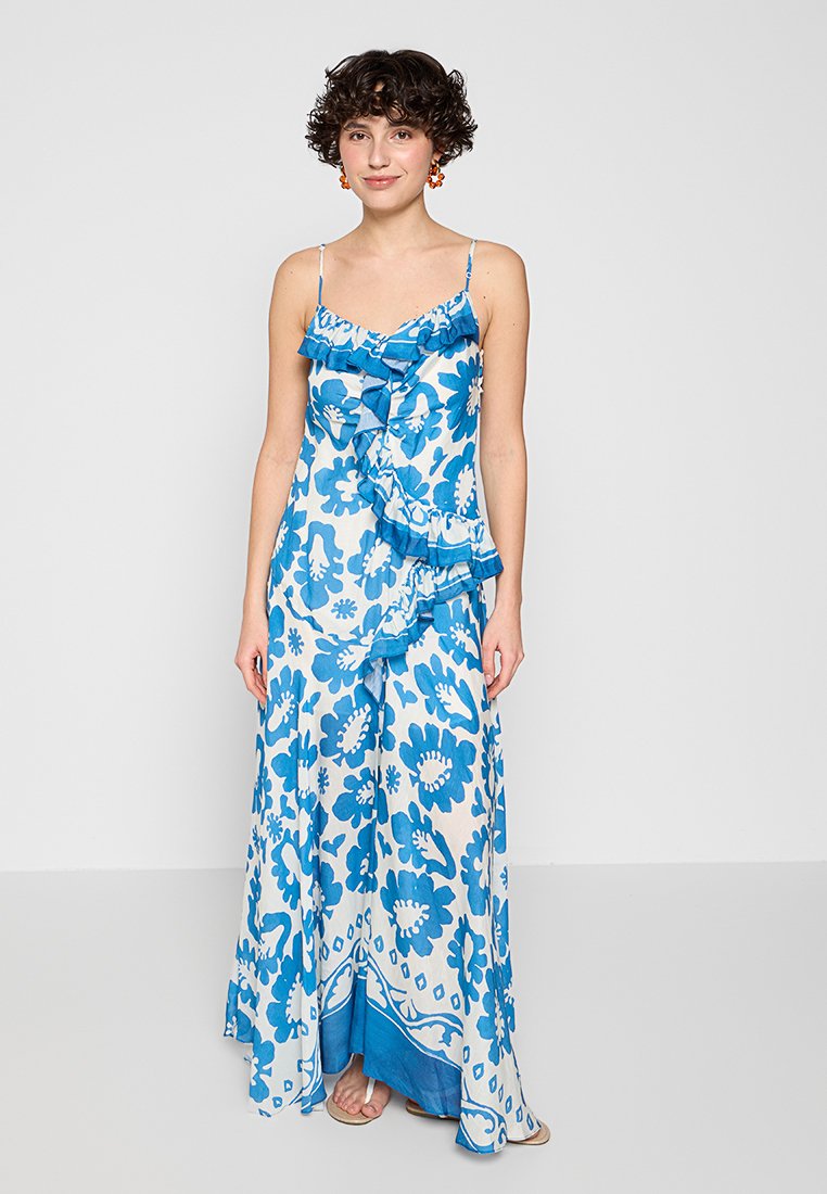 sandro Maxi-jurk blauw sandro Maxi-jurk blauw