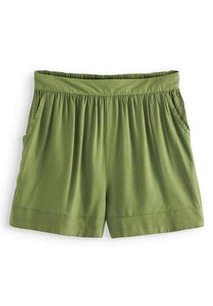 ELASTICATED PULL-ON SHORTS - Šorti - green