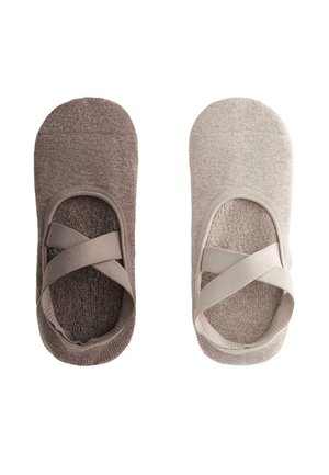 2 PACK PAIRS - Sportzokni - brown
