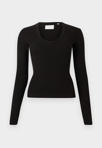 MARA U NECK - Top dugih rukava - black