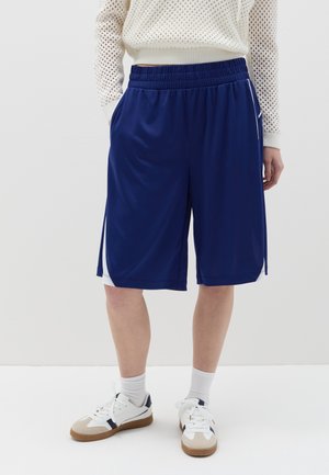 B.ANGEL BERMUDA CONTRASTING PIPING - Tracksuit bottoms - dark blue