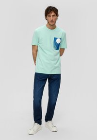 s.Oliver ARTWORK turkusowy