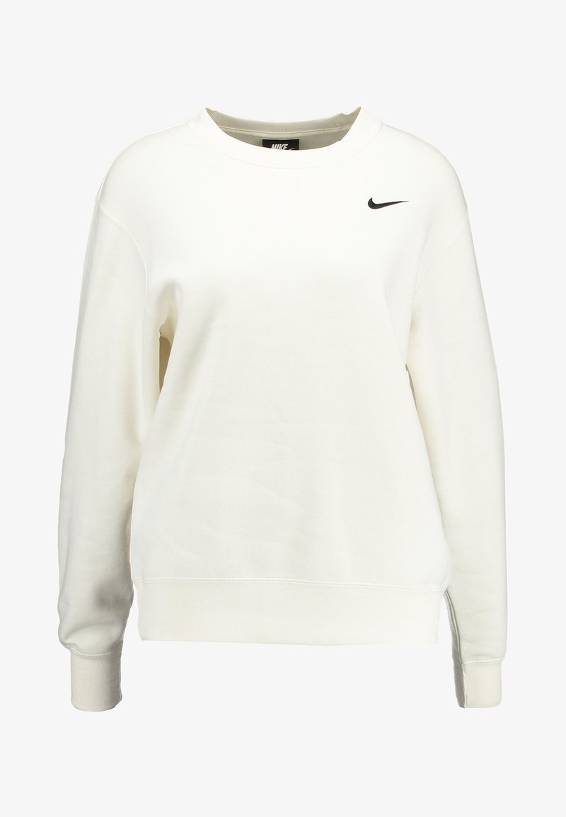 Nike Sportswear CREW TREND Sweater pale ivoryblack Nike Sportswear CREW TREND Sweater pale ivoryblack