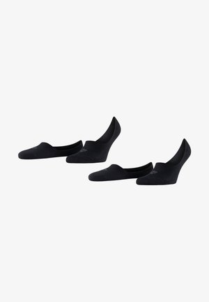 EVERYDAY 2-PACK HIDDEN IN SHOE - Varrettomat sukat - black