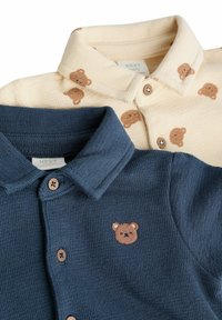 Next COLLAR ROMPERS 2 PACK  - REGULAR FIT - Kombinezonas - navy blue cream bear