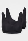 FEEL BRALETTE 2 PACK - Bustier - black