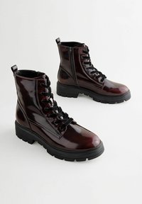 Next FOREVER COMFORT - Šněrovací kotníkové boty - dark red