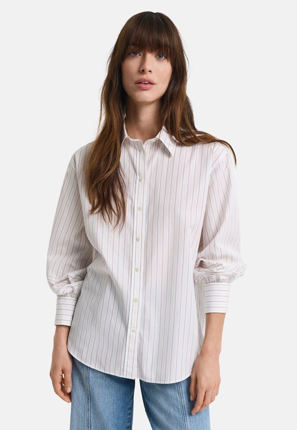 REL STRIPED VOLUME SLEEVE - Hemdbluse