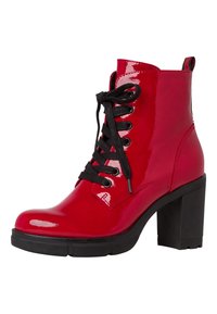 Marco Tozzi Bottines à talons hauts - red