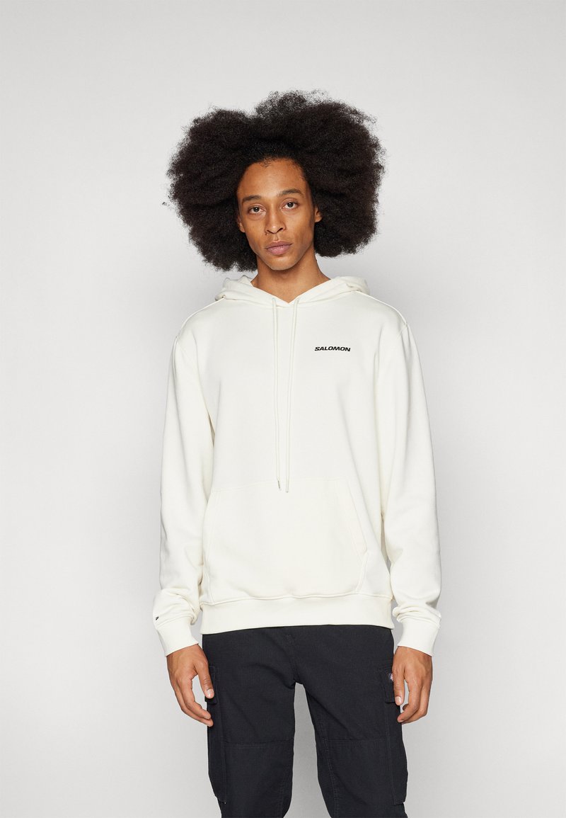 Salomon SAL BOW GRAPHIC HOODIE UNISEX - Pusa - sand