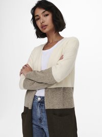 ONLY ONLQUEEN LONG CARDIGAN - Jopica - whitecap gray/woodsmoke melange/chic