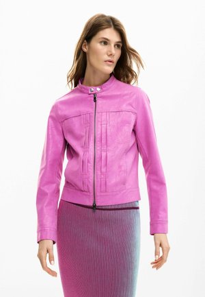 Dirbtinės odos striukė - red