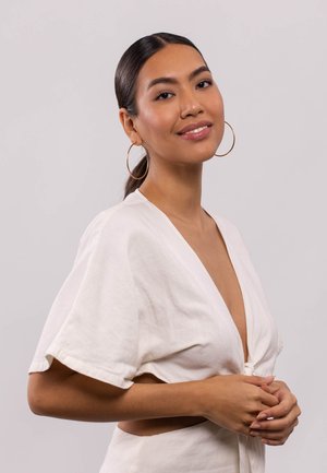 PURELEI HOOPS - Ohrringe - rose gold-coloured