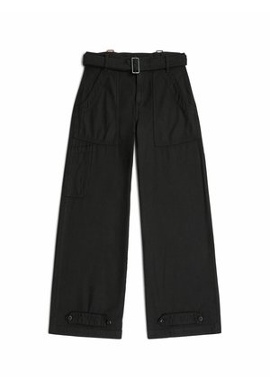 G-STAR, BELTED FATIGUE LOOSE JEANS - Relaxed fit jeans - dk black gd