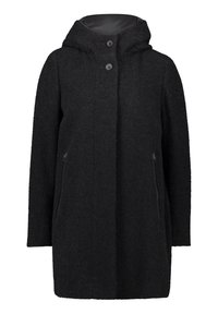 MIT KAPUZE - Manteau classique - schwarz